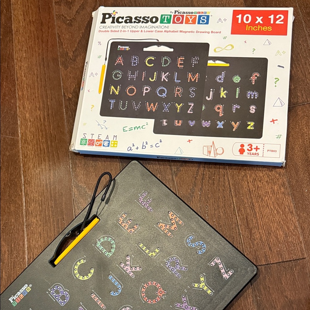 Picasso Tiles Toys Magnetic Alphabet Drawing Board